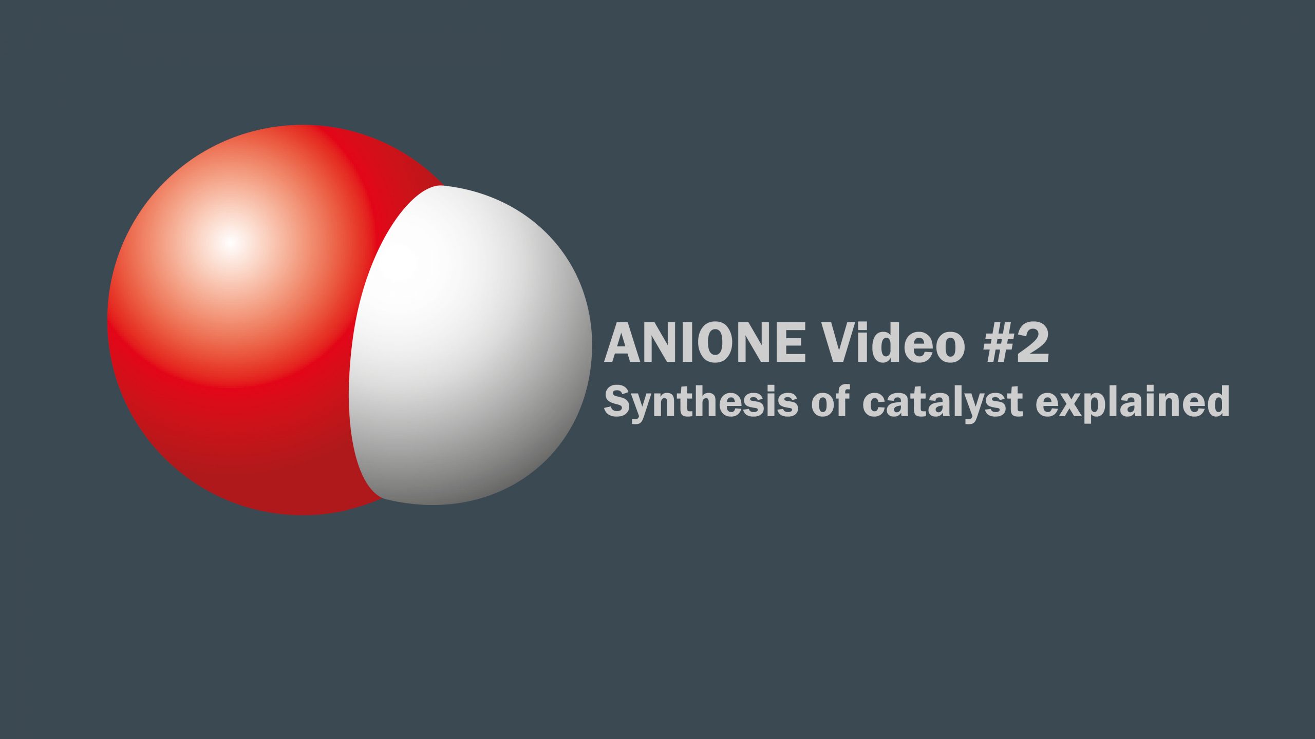 Video 2 Synthesis of catalyst explained Nov 2020 ANIONE